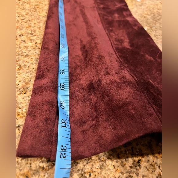 BLANK NYC faux suede boot cut pants with side zipper Size 27, NWT - Picture 11 of 13